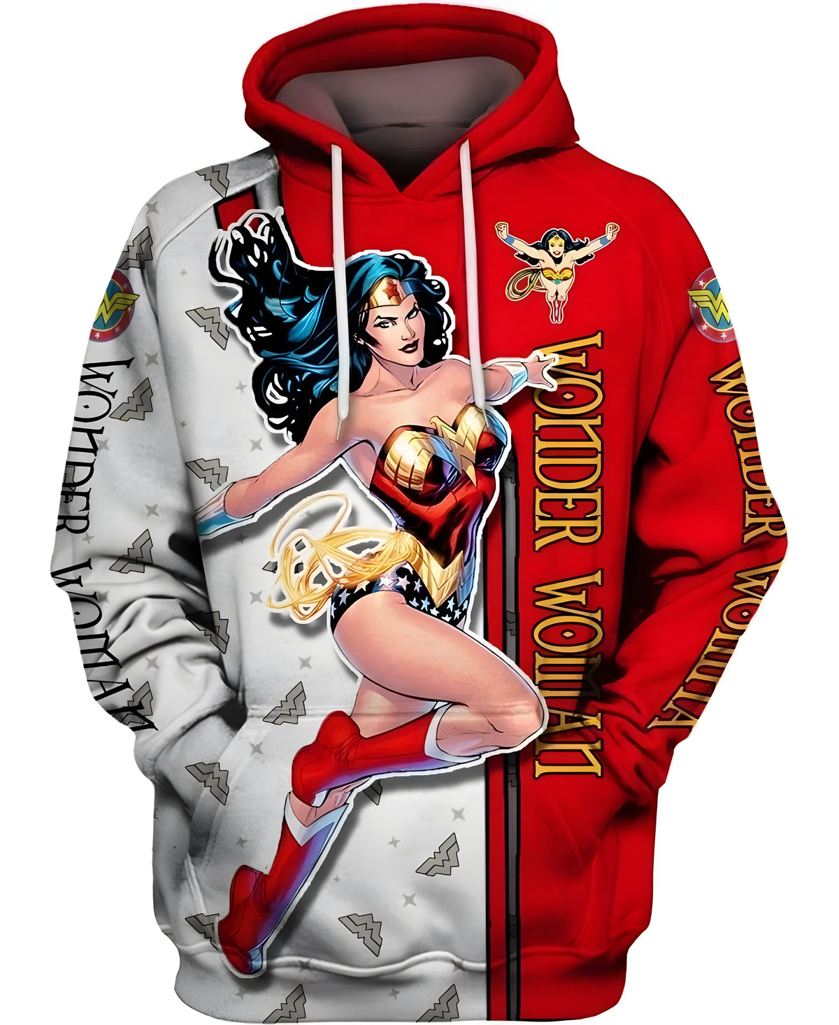Wonder Woman 1G Zip Hoodie 3D