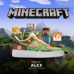Minecraft Alex Air Force Shoes