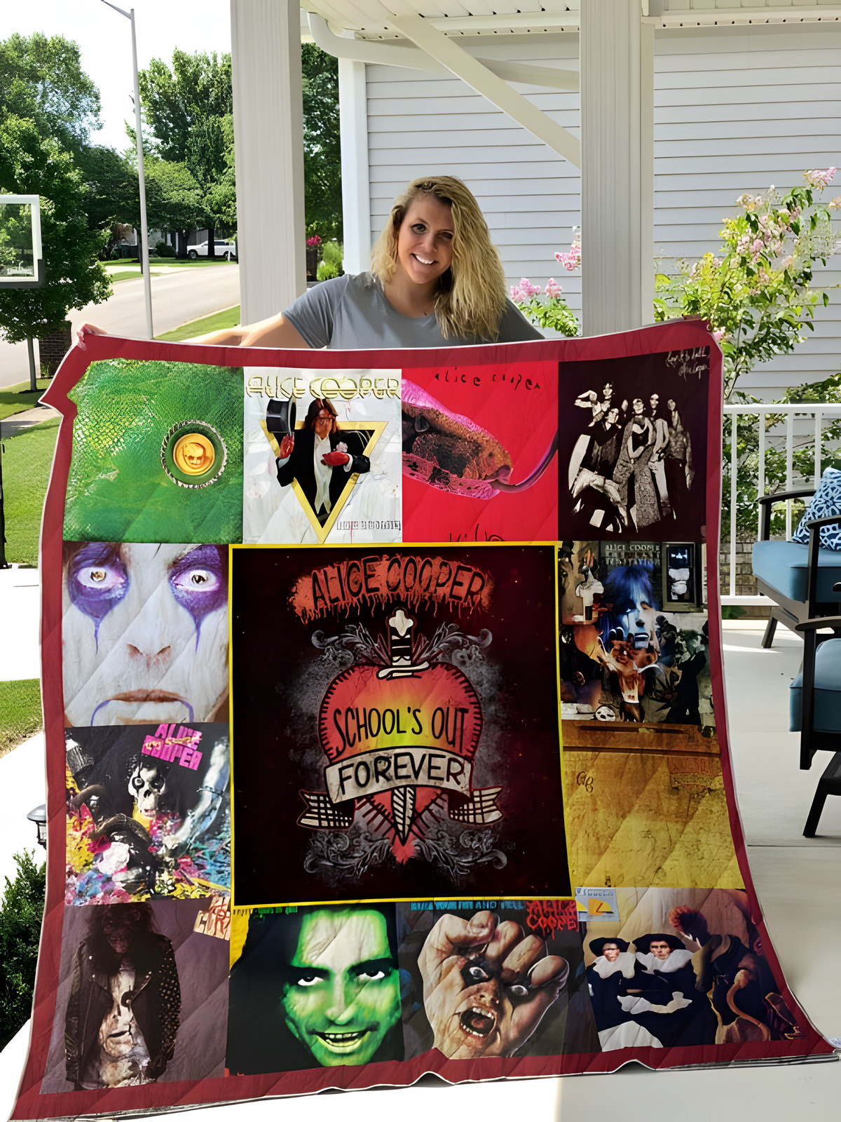 Alice Cooper Band Quilt