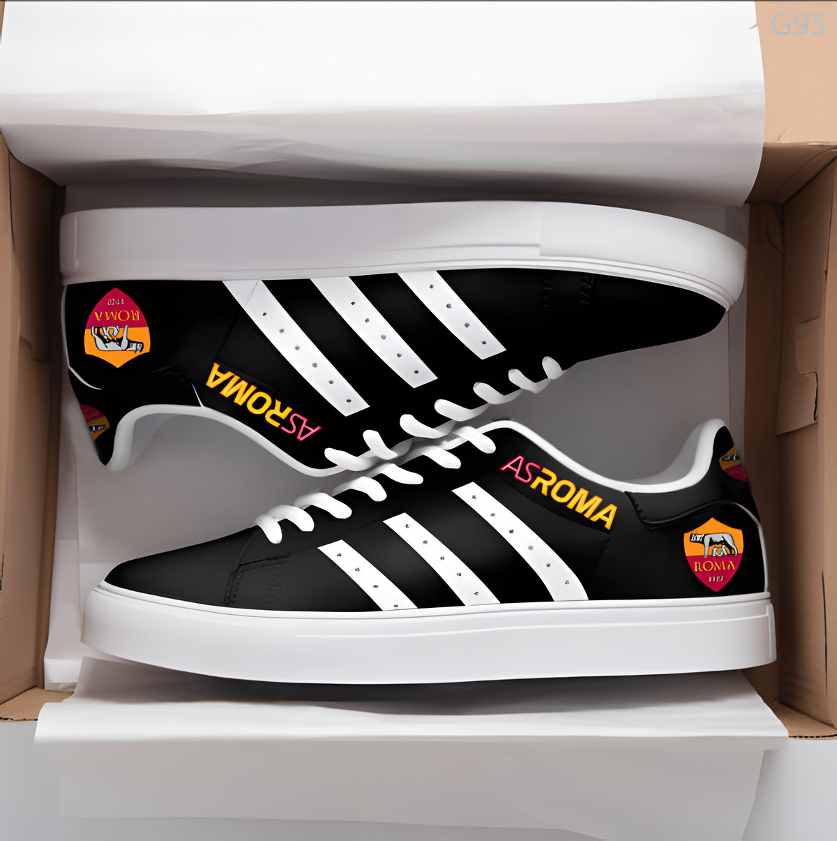 As Roma Lover Stan Smith Shoes 01