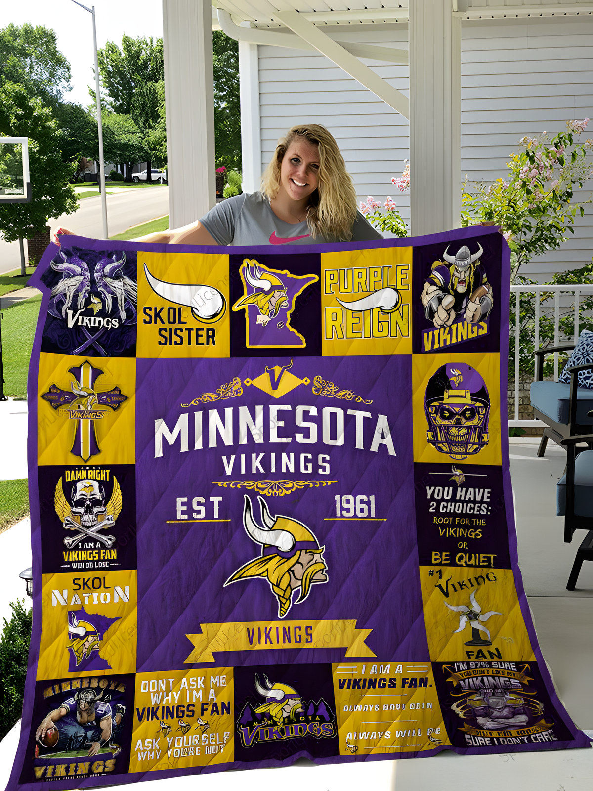 Minnesota Vikings 1 Quilt