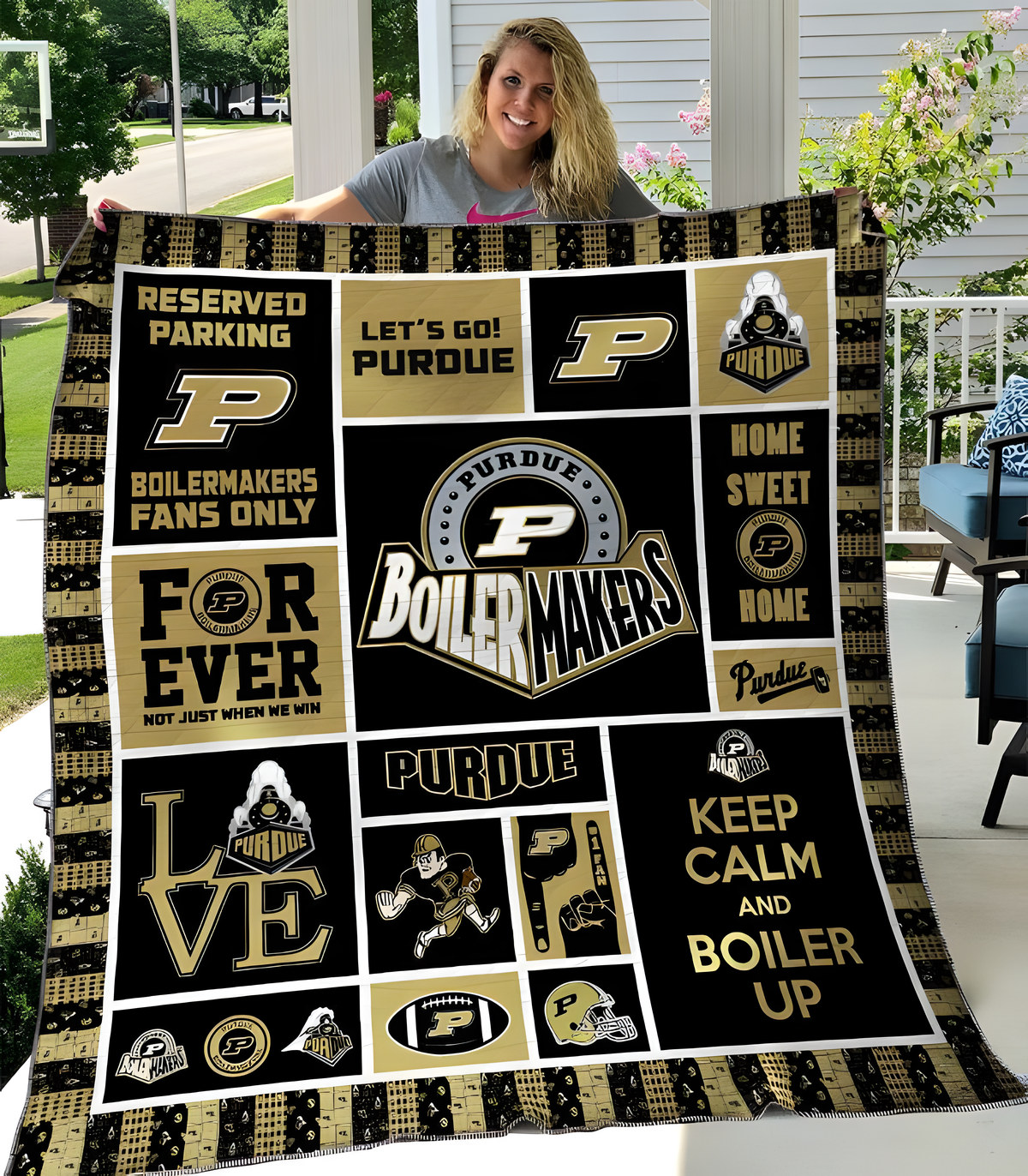 Purdue Boilermakers Quilt
