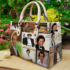 Julio Iglesias Leather Handbag