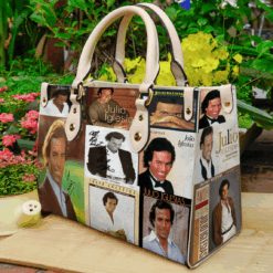 Julio Iglesias Leather Handbag
