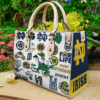 Notre Dame Fighting Irish Leather Handbag