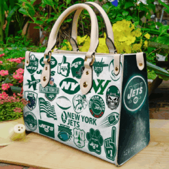 New York Jets Leather Handbag