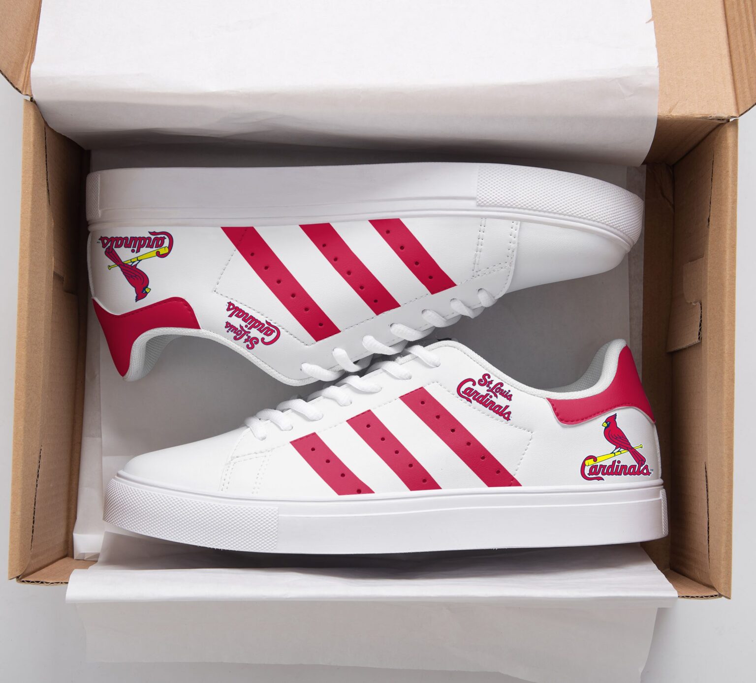 St Louis Cardinals Stan Smith Shoes 1 St Louis Cardinals Stan Smith Shoes