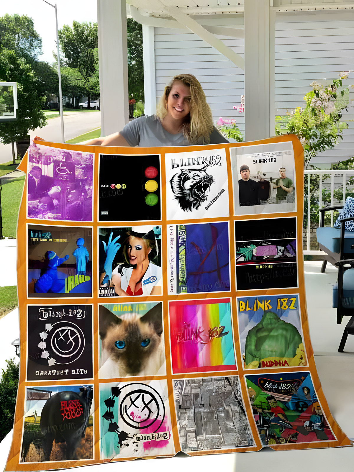 Blink-182 2 Lover Quilt