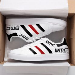 Bmc Switzerland Red Stan Smith Shoes