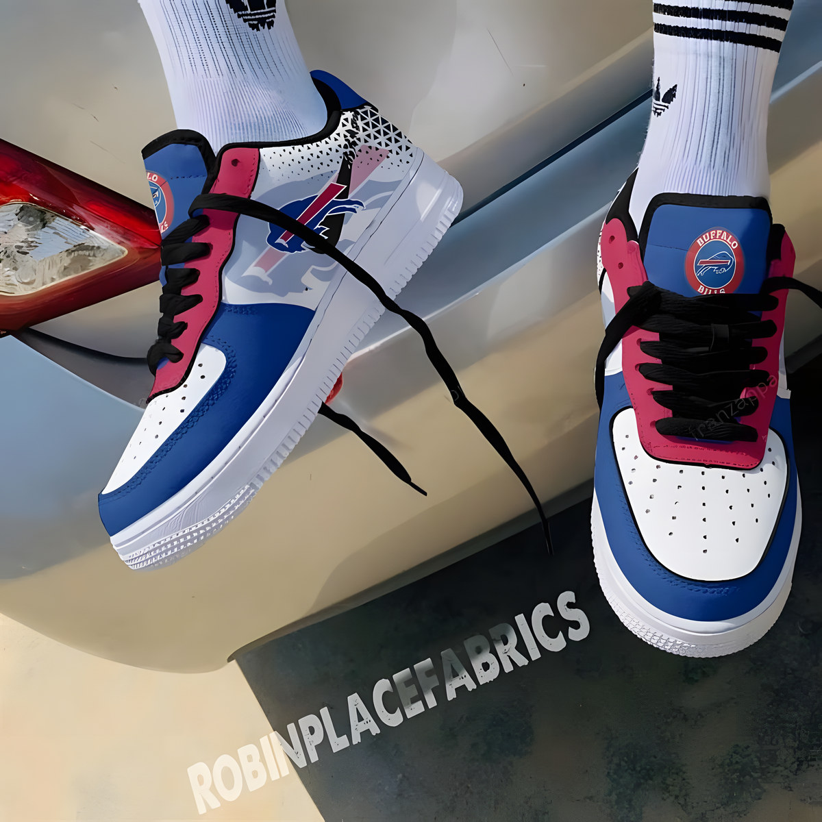 Buffalo Bills Black Air Force Shoes