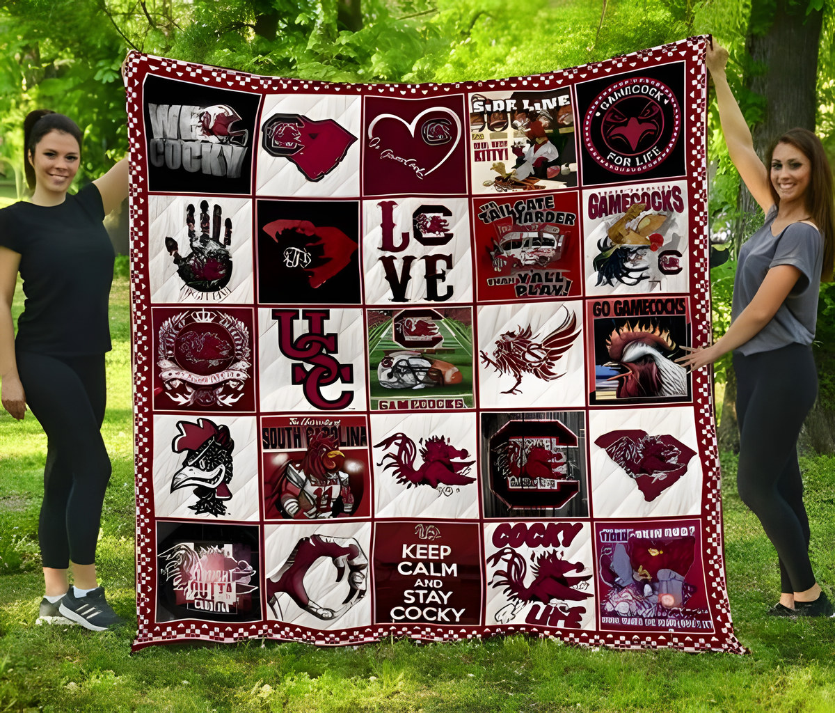 South Carolina Gamecocks 1 Quilt