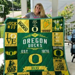 Oregon Ducks Blanket Quilt B21