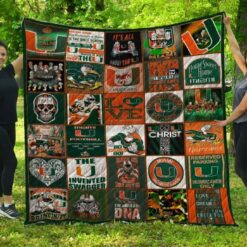 Miami Hurricanes 1 Quilt
