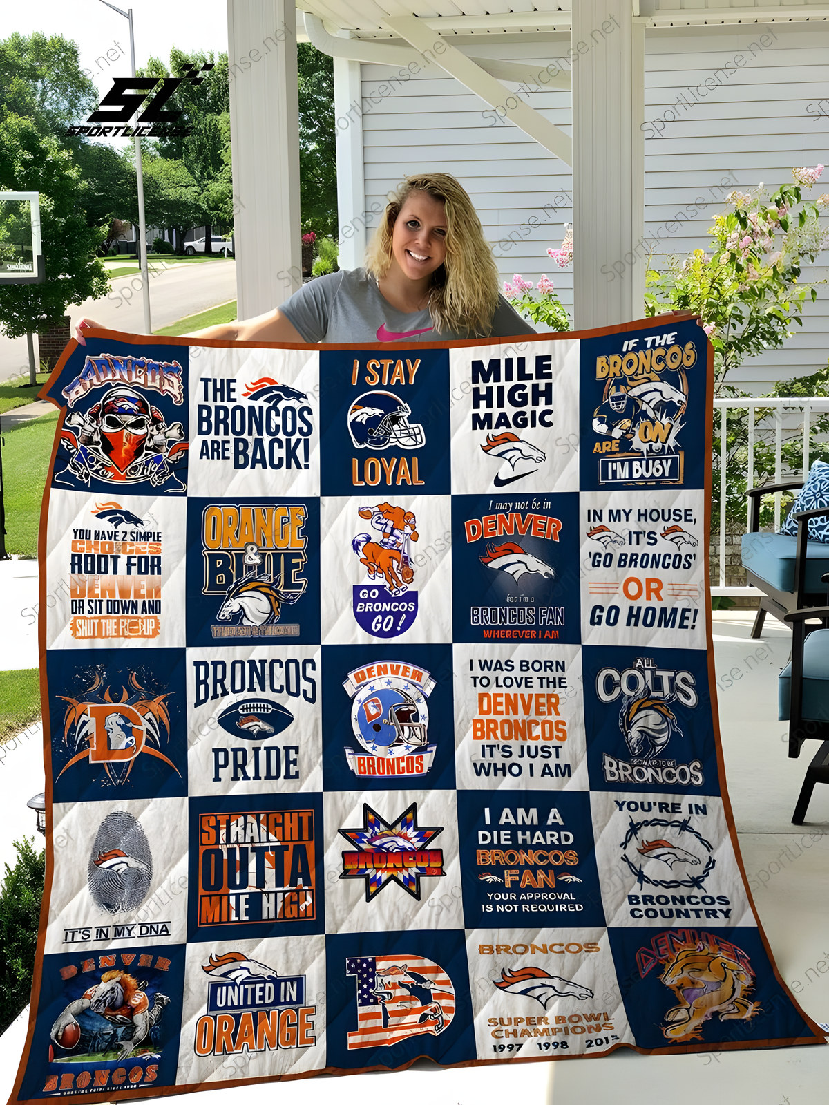 Denver Broncos Quilt