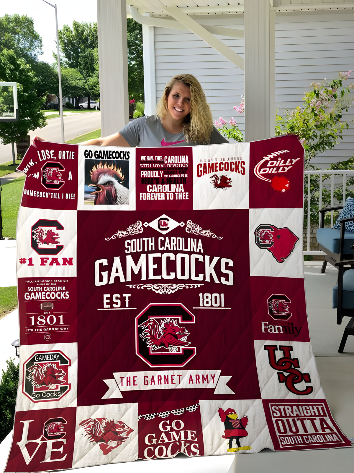 South Carolina Gamecocks Quilt