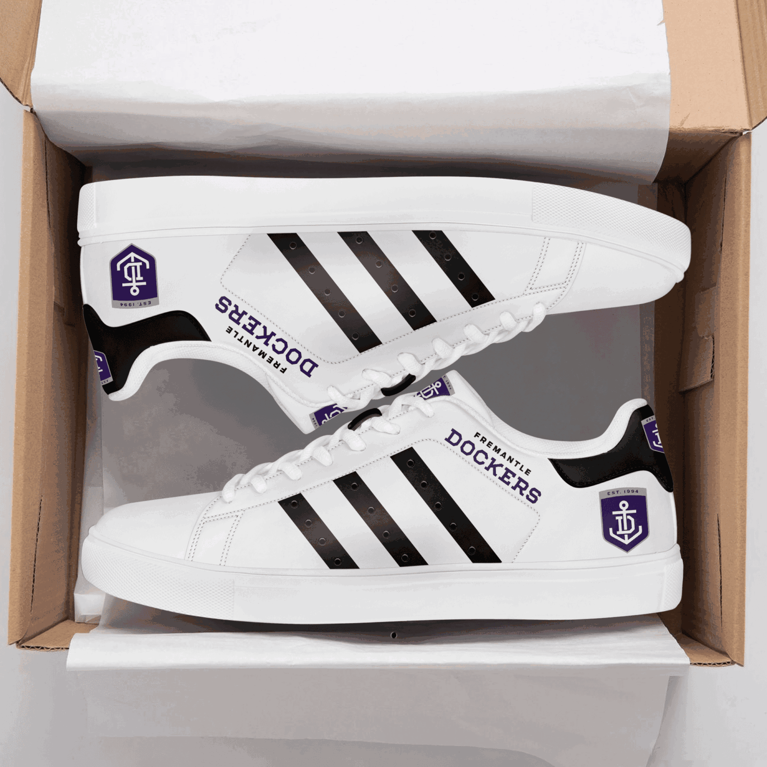 Fremantle Dockers Stan Smith Shoes 1 Fremantle Dockers Stan Smith Shoes