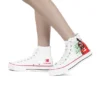 Charles Leclerc High Top Shoes White Shoes
