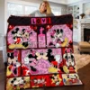 Mickey Love Minnie Quilt 05