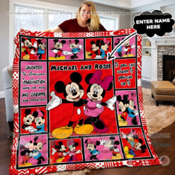 Mickey And Minnie Quilt 04