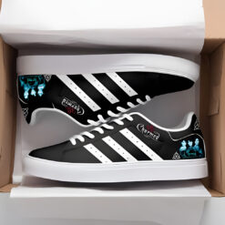 Charmed Black Stan Smith Shoes 03