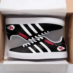 Kansas City Chiefs Black Stan Smith Shoes