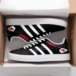 Kansas City Chiefs Black Stan Smith Shoes