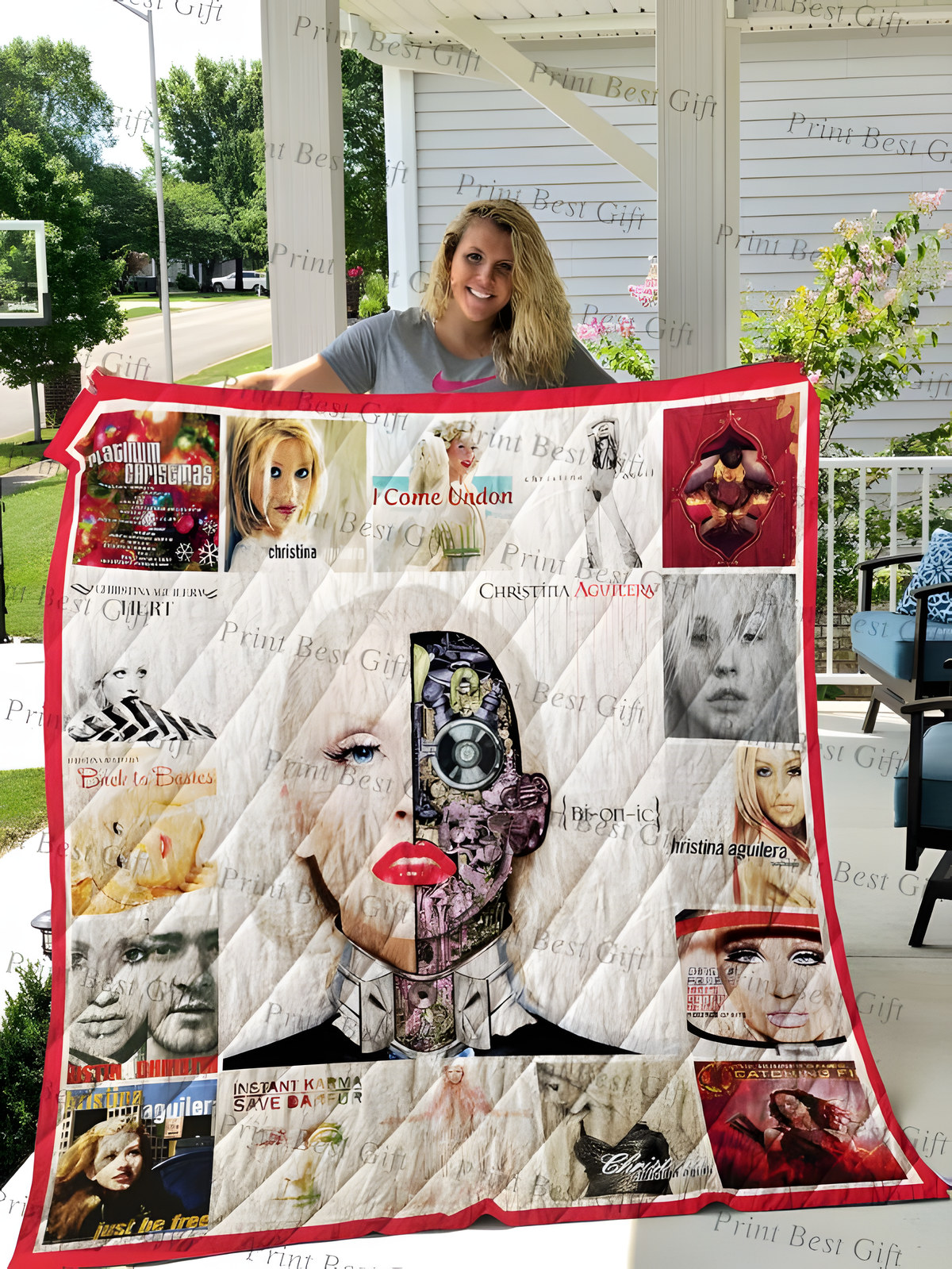 Christina Aguilera 1 Quilt