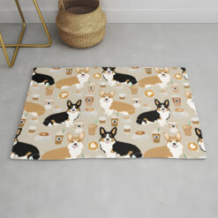 Corgi Area Rug