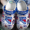 New York Rangers Love Rangers Soft Clogs