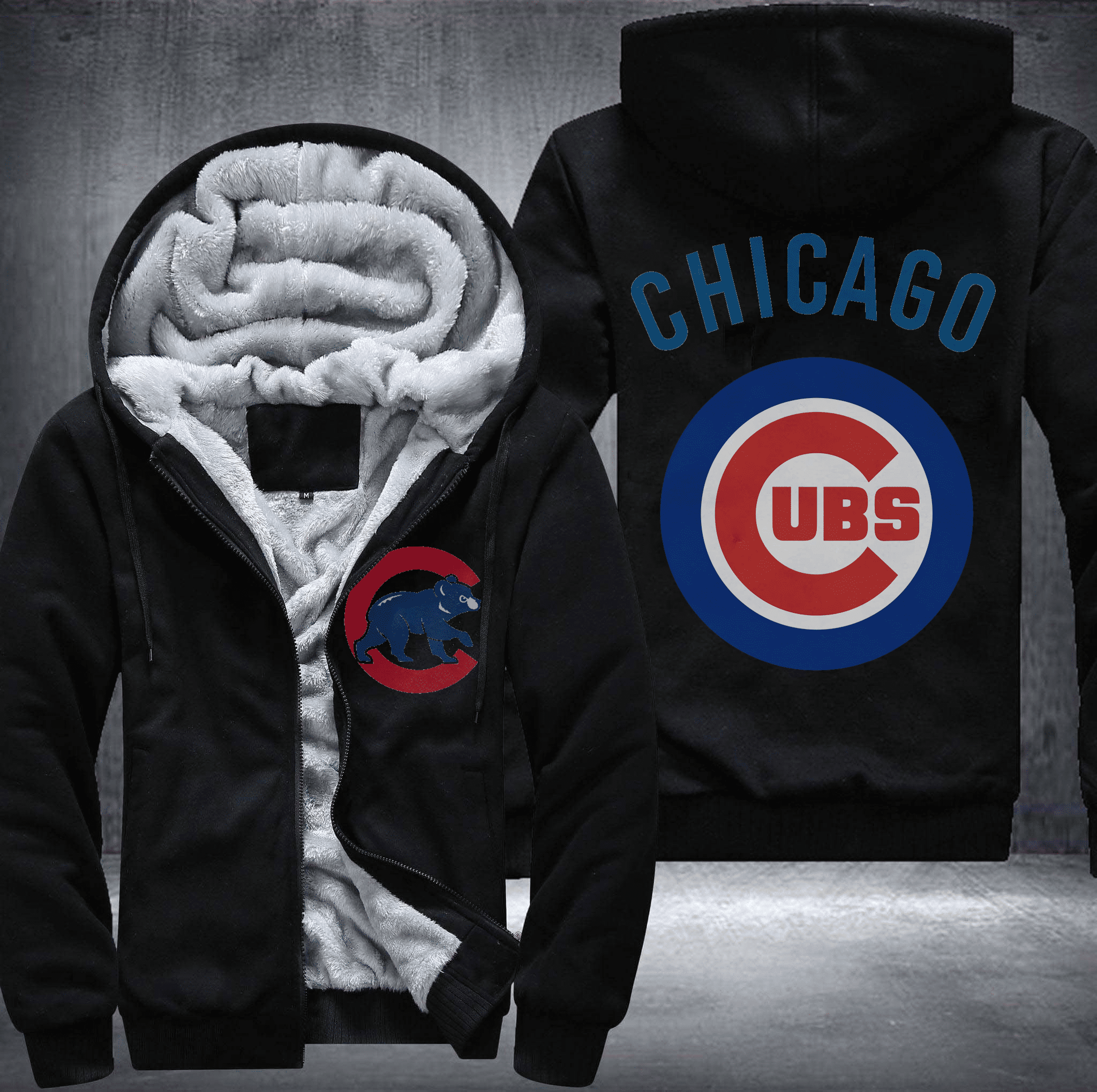 Chicago Cubs Lover Fleece Jacket 1 Chicago Cubs Lover Fleece Jacket