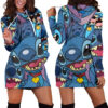 Stitch Love 2 Hoodie Dress 3D