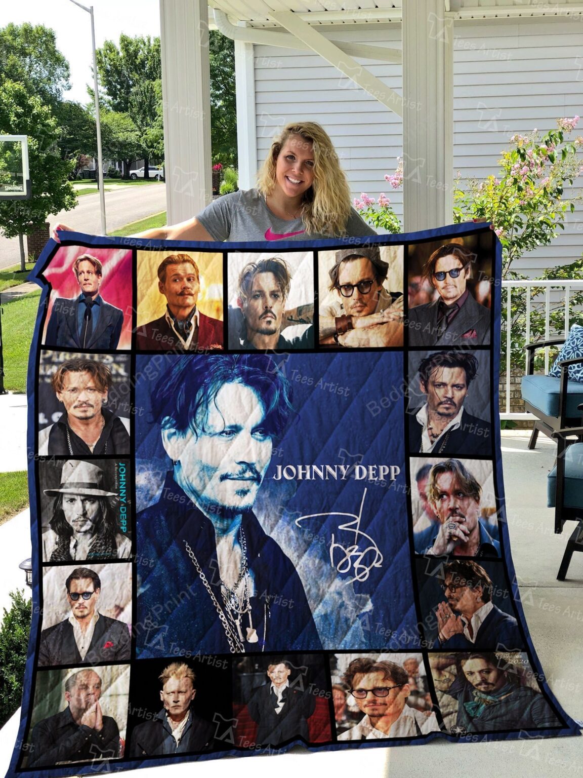Johnny Depp 001 Quilt 1 Johnny Depp 001 Quilt