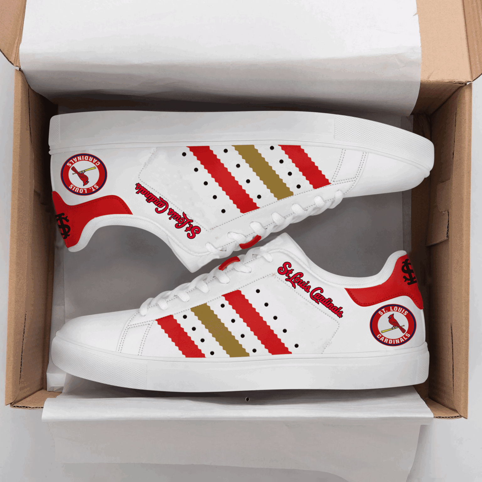 St Louis Cardinals Stan Smith Shoes 1 St Louis Cardinals Stan Smith Shoes