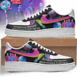 The Coldplay Air Force Shoes