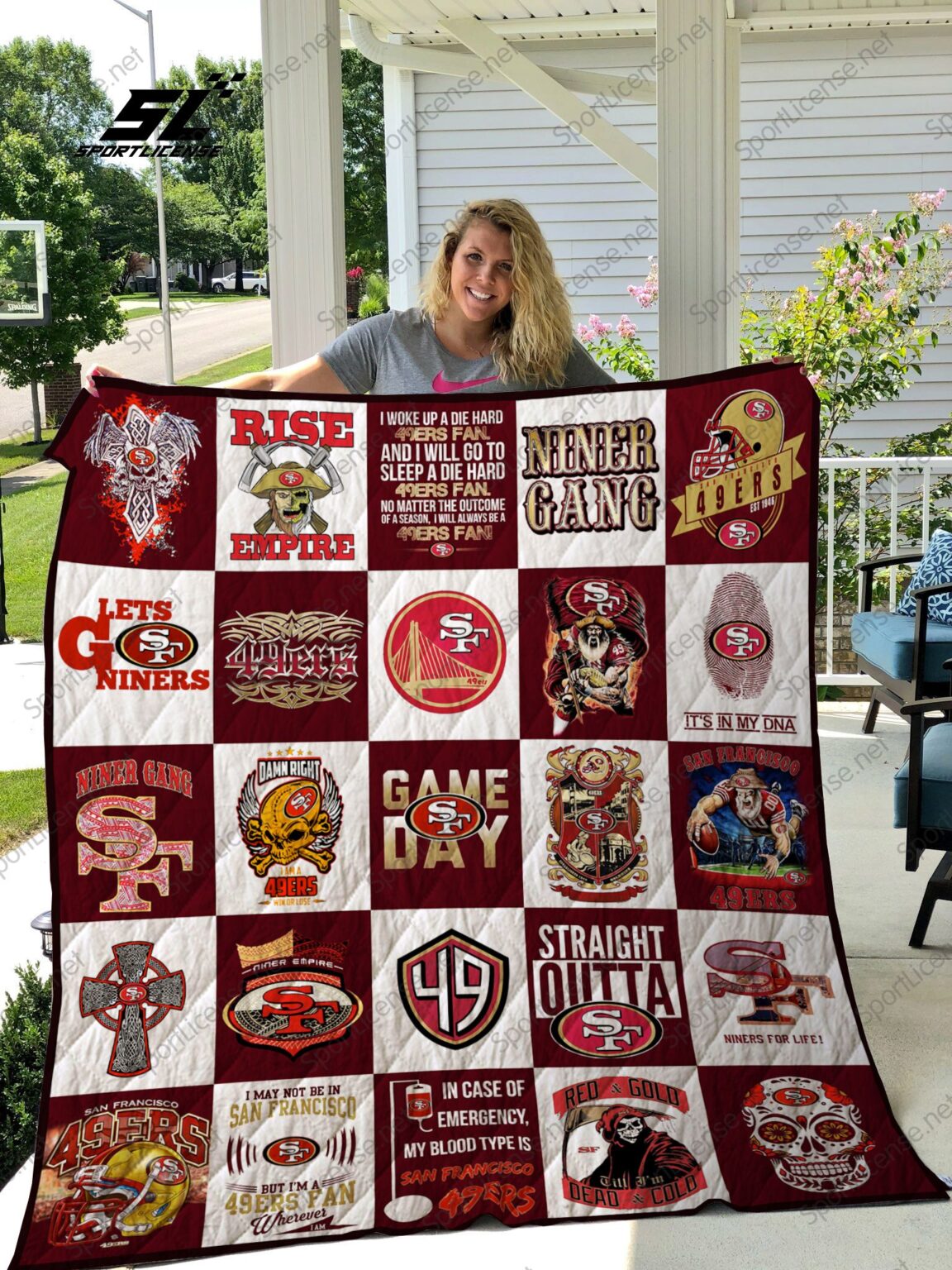 San Francisco 49Ers 1Gg Quilt 1 San Francisco 49Ers 1Gg Quilt