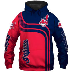Cleveland Indians 2 Zip Hoodie 3D