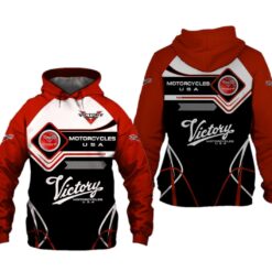 Victory Motorcycle Zip Hoodie 3D