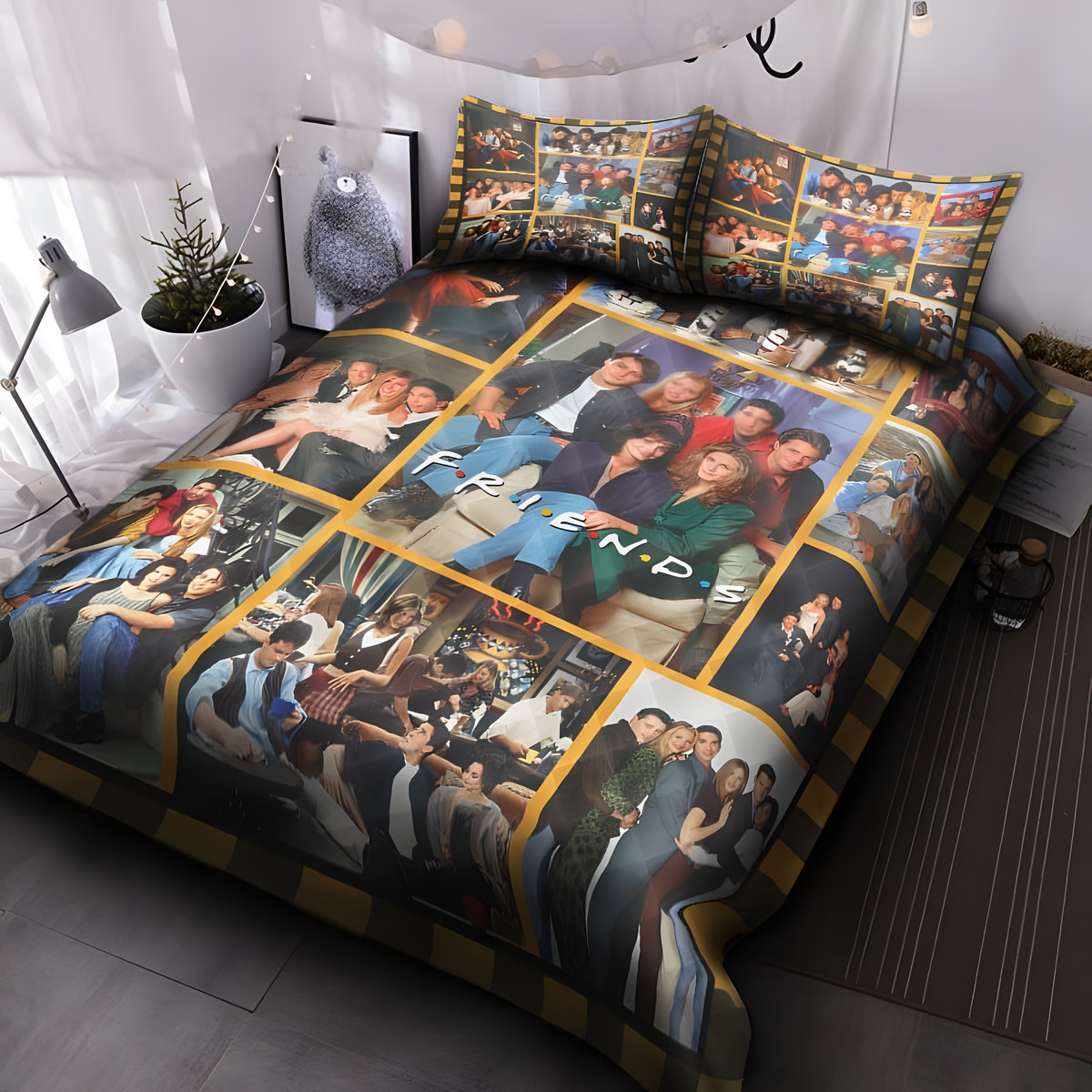 Friends Quilt Bedding Set