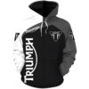 Triumph Lover Zip Hoodie 3D