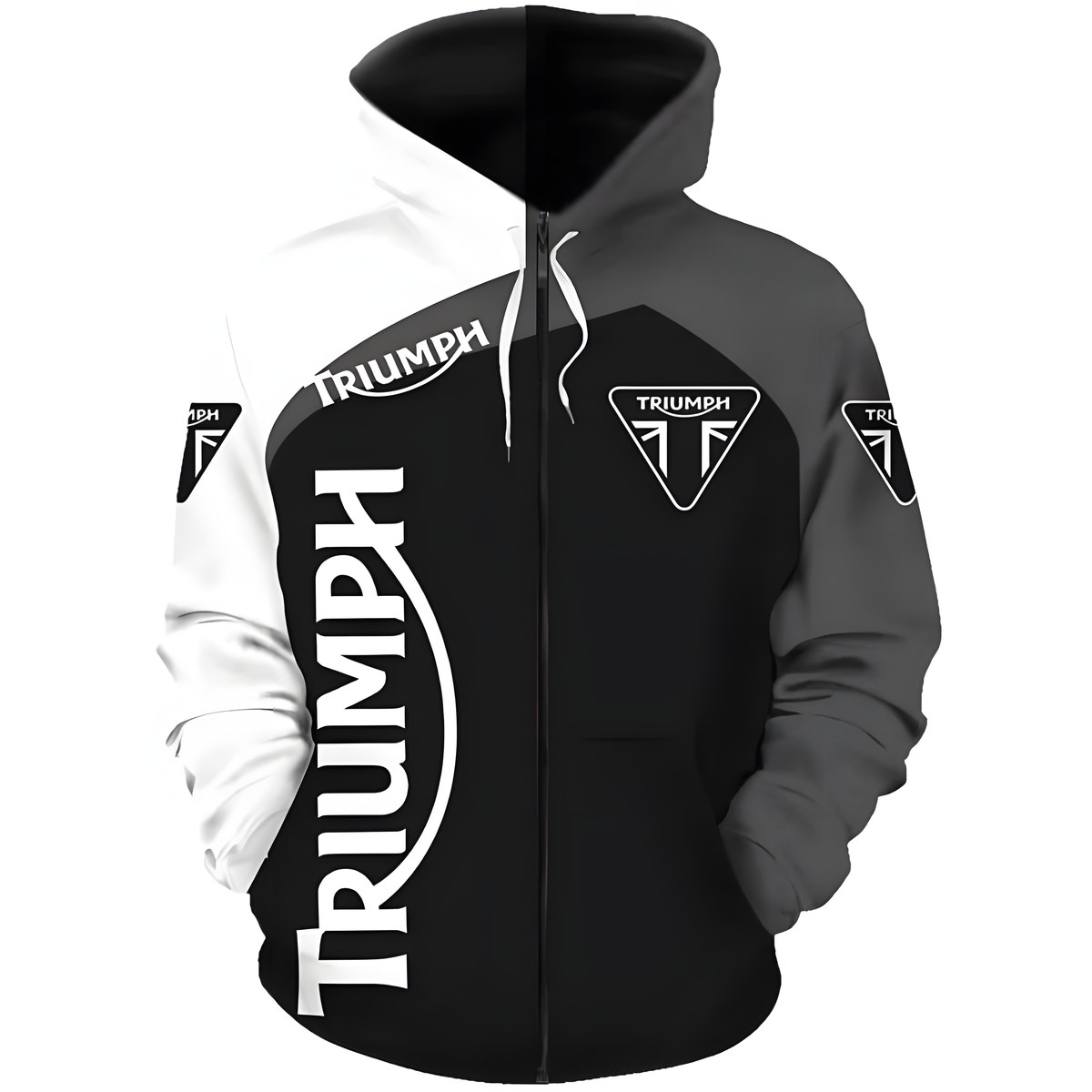 Triumph Lover Zip Hoodie 3D