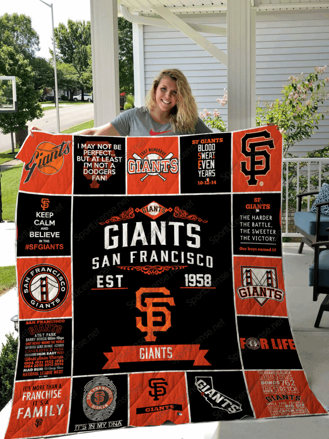 San Francisco Giants Quilt 1 San Francisco Giants Quilt