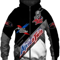 Africa Twin Hoodie Zip 1