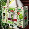 Grinch Lover Leather Handbag