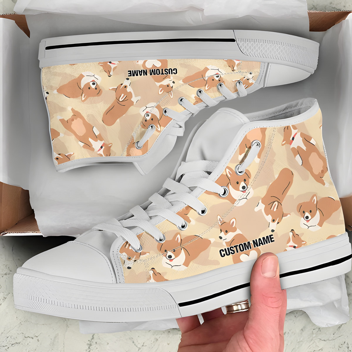 Corgi High Top Shoes