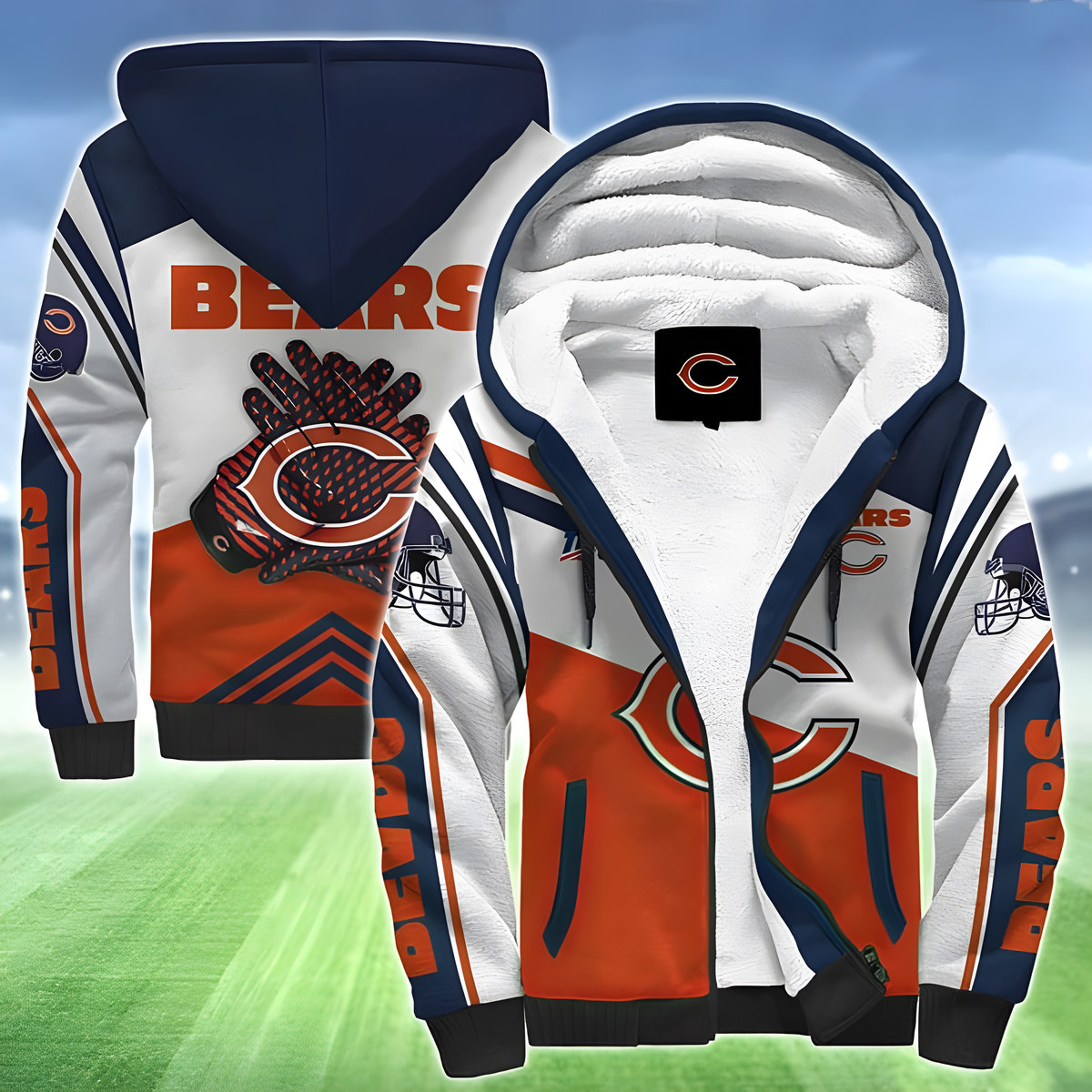 Chicago Bears 1I Fleece Jacket