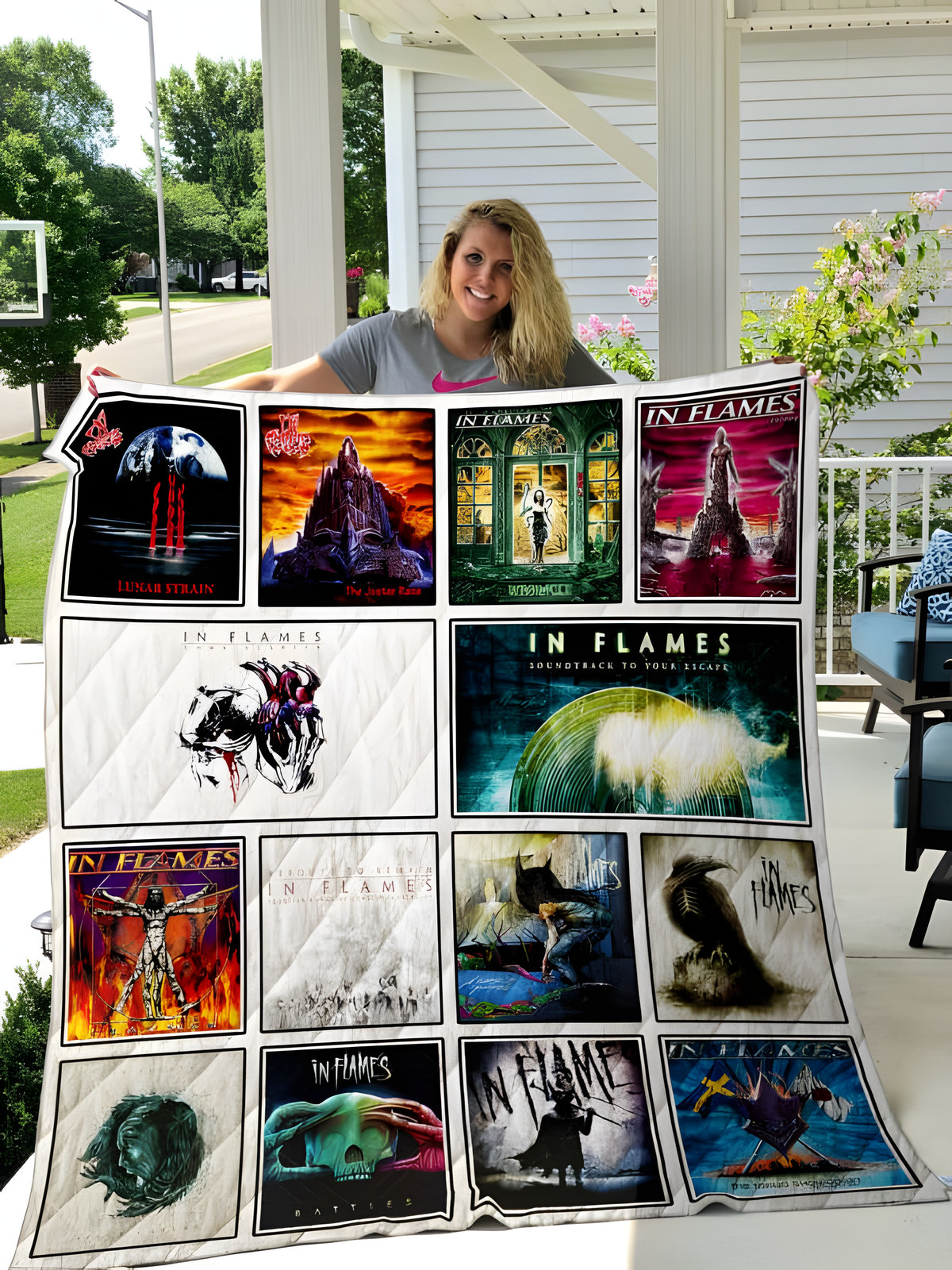 In Flames 1 Quilt