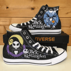 Jack Skellington High Top Shoes 1