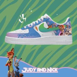 Zootopia Nick N Judy Air Force Shoes