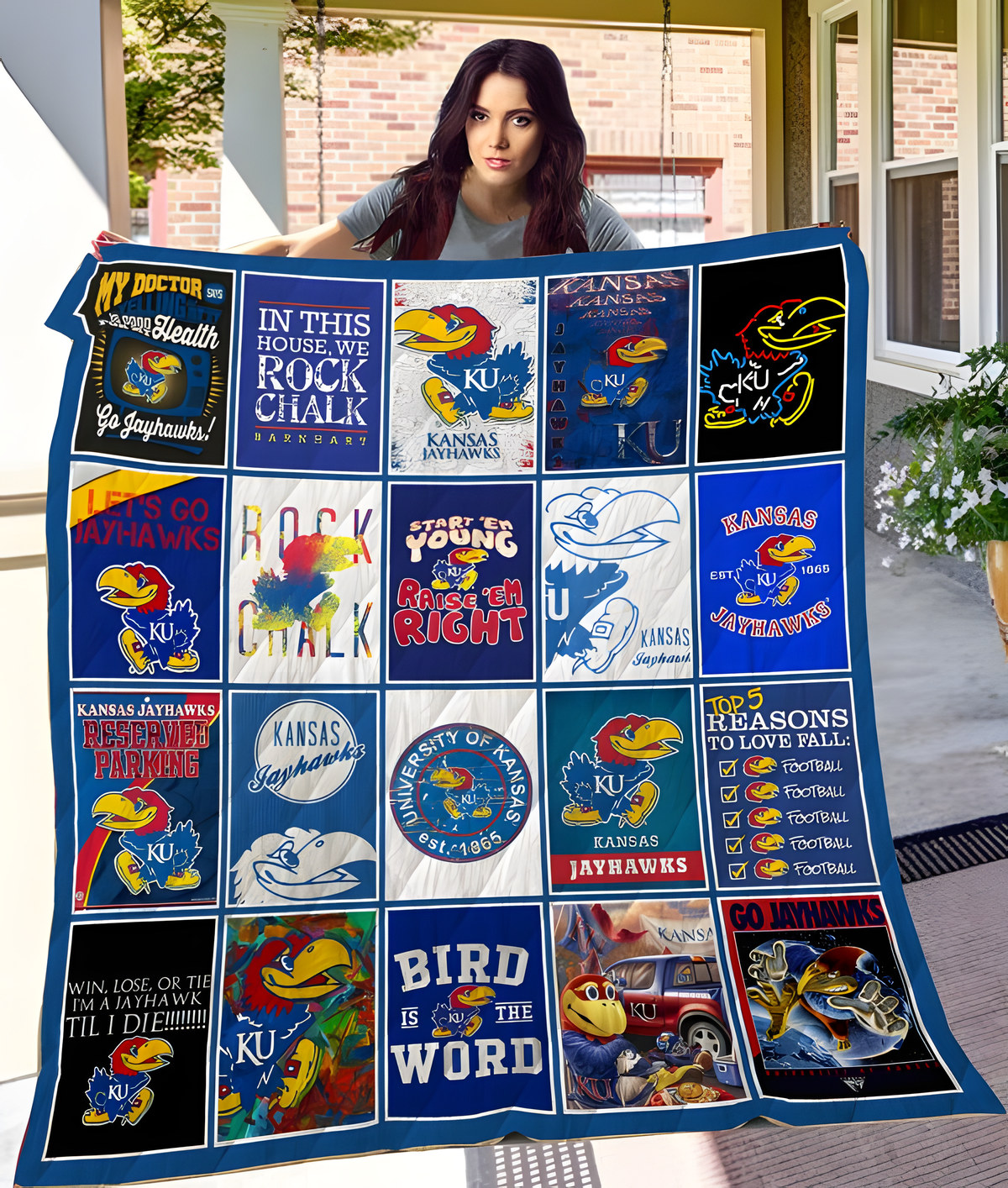 Kansas Jayhawks Quilt