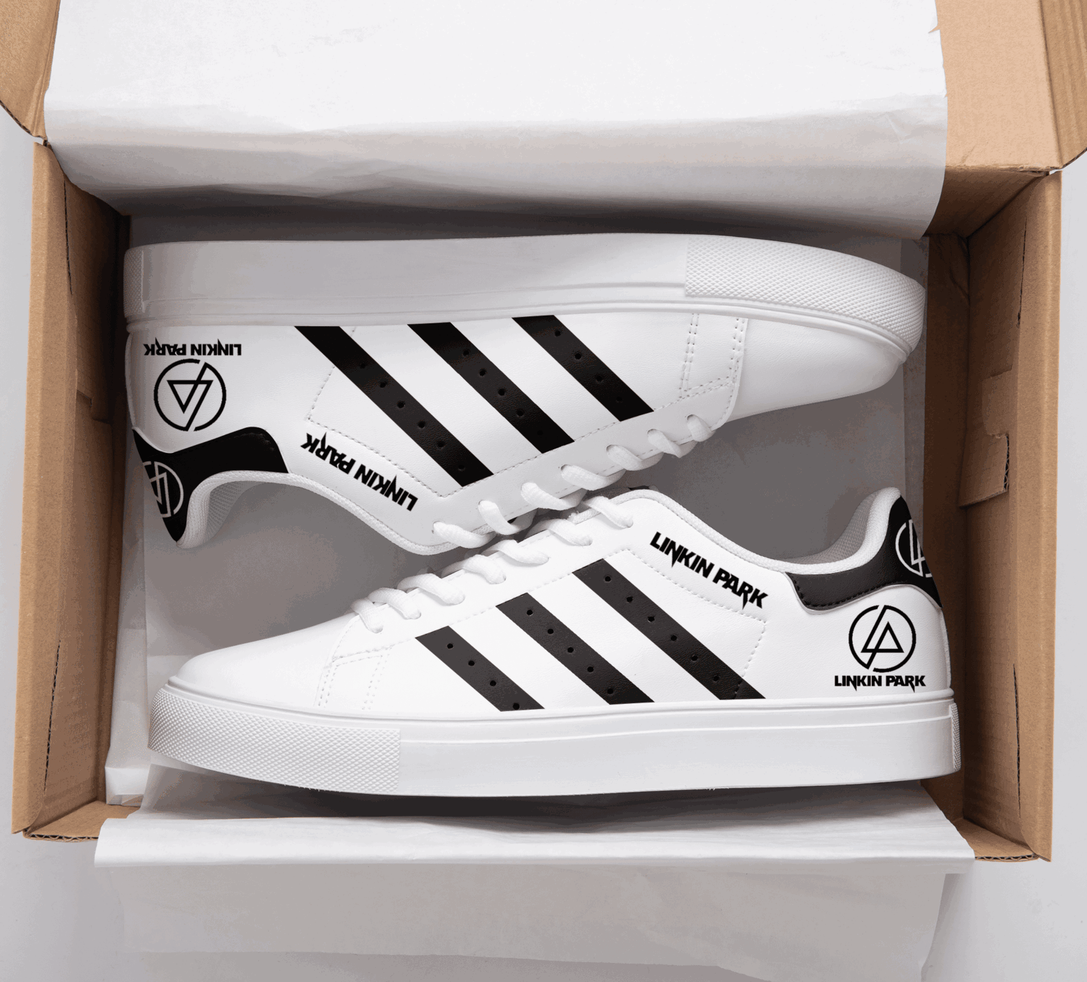 Linkin Park Stan Smith Shoes 1 Linkin Park Stan Smith Shoes